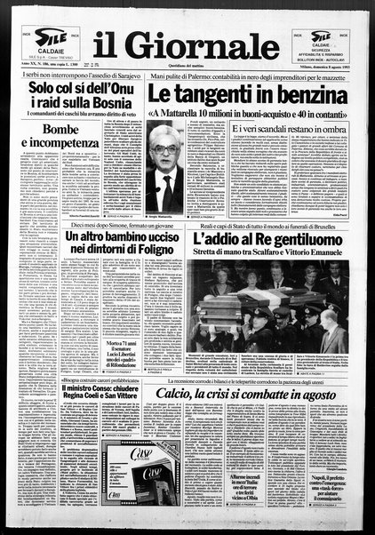 Il giornale : quotidiano del mattino